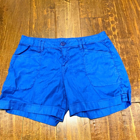 Level 99 for Anthropologie Royal Blue 100% cotton shorts Women’s Size 31 - Picture 1 of 8